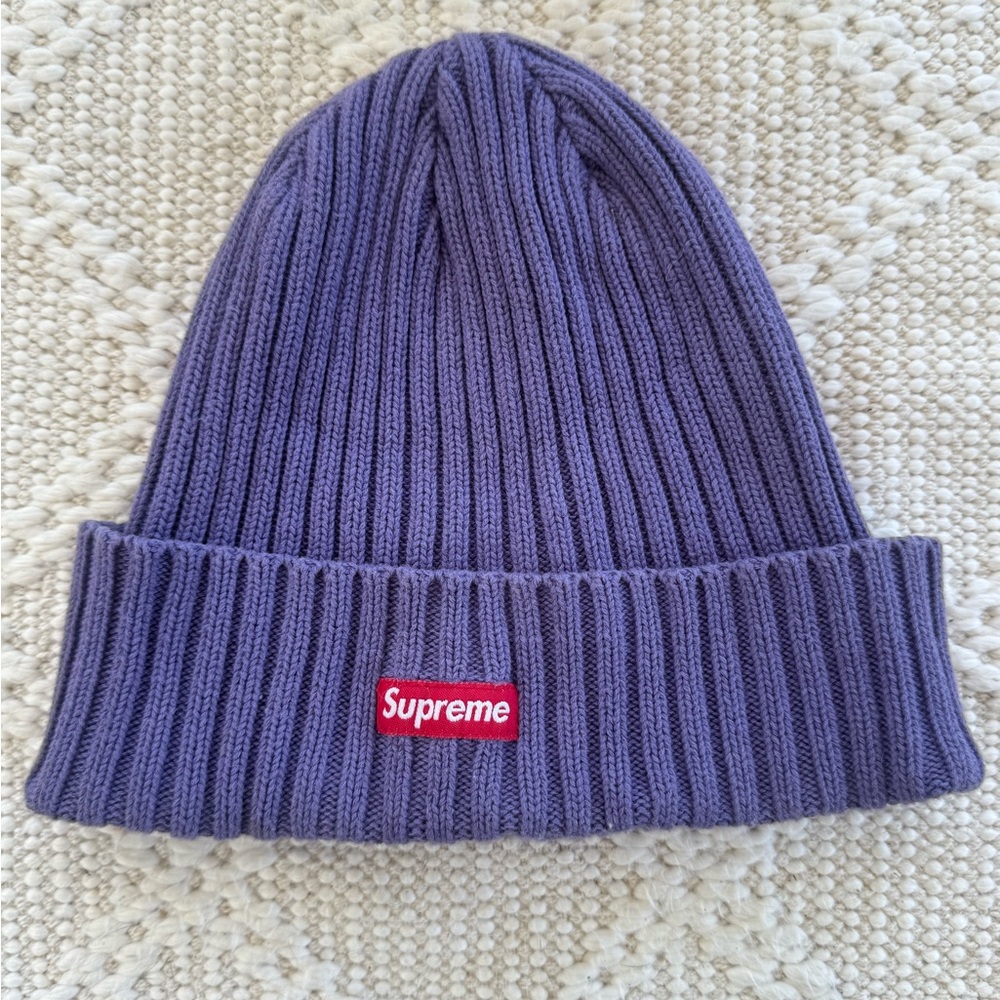 Supreme Purple Knit Beanie